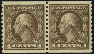 Sale Number 1062, Lot Number 654, 1913-15 Washington-Franklin Issues, cont. (Scott 450-461)