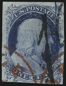 Sale 1062, Lot 66, 1c 1851-56 Issue (Scott 5-9)