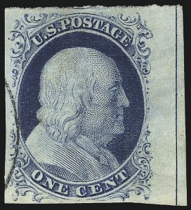Sale 1062, Lot 73, 1c 1851-56 Issue (Scott 5-9)