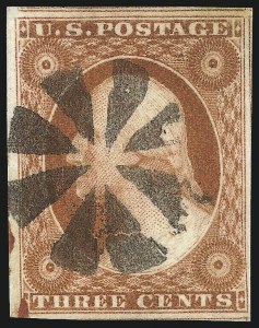 Sale 1062, Lot 84, 3c 1851-56 Issue (Scott 10-11A)