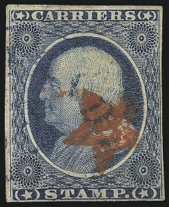 Sale 1062, Lot 896, Parcel Post, Franklin Carrier, Revenues