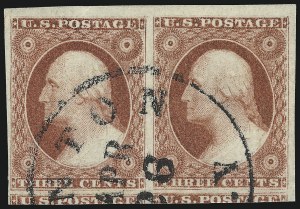 Sale 1062, Lot 97, 3c 1851-56 Issue (Scott 10-11A)