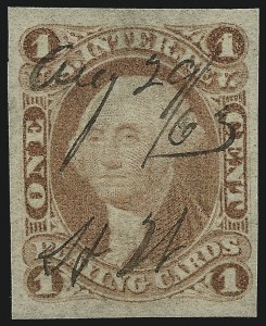 Sale 1066, Lot 2, First Issue Imperforate