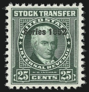 Sale 1066, Lot 216, Stock Transfer