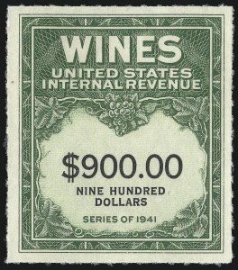 Sale 1066, Lot 221, Wine and Beer Stamps