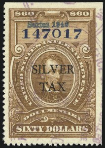 Sale 1066, Lot 250, Silver Tax