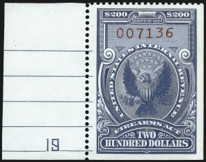 Sale 1066, Lot 299, Firearms Transfer, War Savings