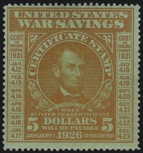 Sale 1066, Lot 302, Firearms Transfer, War Savings