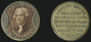 Sale 1066, Lot 334, Civil War Encased Postage