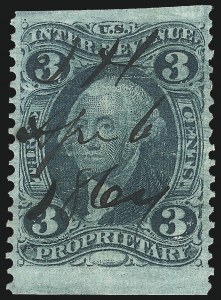 Sale 1066, Lot 48, First Issue Part Perforated