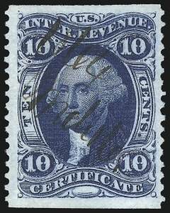 Sale 1066, Lot 49, First Issue Part Perforated