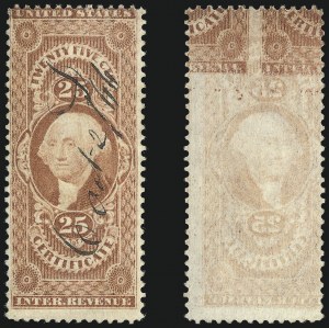 Sale 1066, Lot 66, First Issue Perforated