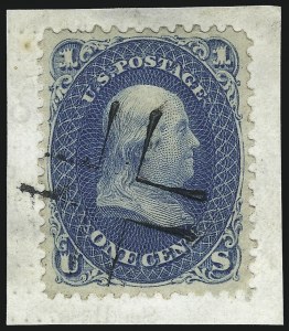 Sale 1067, Lot 1008, 1861-66 Issue (Scott 61-70c)
