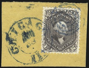 Sale 1067, Lot 1031, 1861-66 Issue (Scott 61-70c)