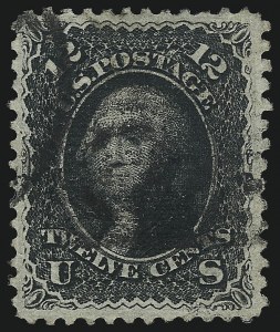 Sale 1067, Lot 1072, 1867-68 Grilled Issue and 1875 Re-Issue of 1861 Issue (Scott 84-111)