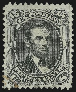 Sale 1067, Lot 1077, 1867-68 Grilled Issue and 1875 Re-Issue of 1861 Issue (Scott 84-111)