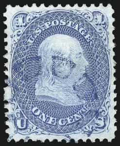 Sale 1067, Lot 1078, 1867-68 Grilled Issue and 1875 Re-Issue of 1861 Issue (Scott 84-111)