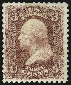 Sale 1067, Lot 1093, 1867-68 Grilled Issue and 1875 Re-Issue of 1861 Issue (Scott 84-111)