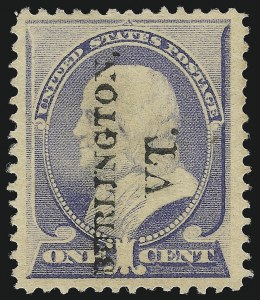 Sale 1067, Lot 1189, 1873-88 Bank Note Issues incl. Special Printings (Scott 156-218)