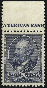 Sale 1067, Lot 1191, 1873-88 Bank Note Issues incl. Special Printings (Scott 156-218)