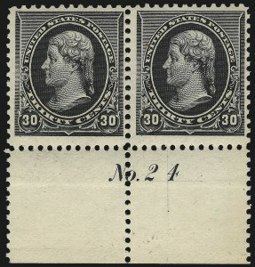 Sale 1067, Lot 1211, 1890-93 Issue (Scott 219-229)