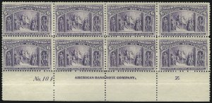 Sale 1067, Lot 1221, 1893 Columbian Issue (Scott 230-245)