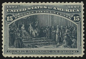 Sale 1067, Lot 1228, 1893 Columbian Issue (Scott 230-245)