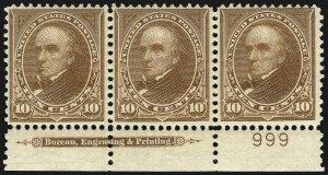 Sale 1067, Lot 1300, 1894-98 Bureau Issues (Scott 247-284)