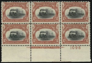 Sale 1067, Lot 1343, 1901 Pan-American Issue (Scott 294-299)
