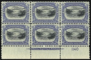 Sale 1067, Lot 1347, 1901 Pan-American Issue (Scott 294-299)
