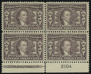 Sale 1067, Lot 1403, Louisiana Purchase, Jamestown and 1908-09 Issues (Scott 323-366)