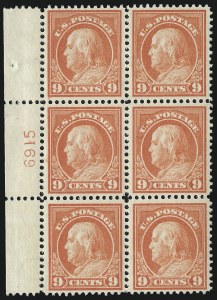 Sale 1067, Lot 1500, 1912-14 Issues (Scott 407-446)