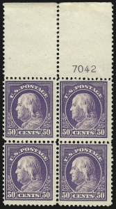 Sale 1067, Lot 1509, 1912-14 Issues (Scott 407-446)