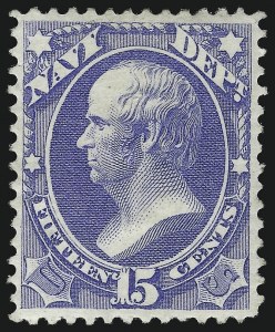 Sale 1067, Lot 1714, Officials, Newspapers, Parcel Post (Scott O, PR, Q)