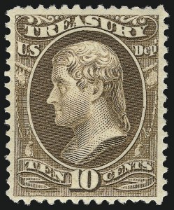 Sale 1067, Lot 1730, Officials, Newspapers, Parcel Post (Scott O, PR, Q)