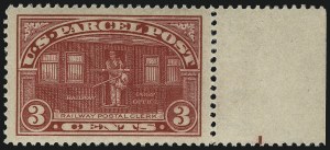 Sale Number 1067, Lot Number 1741, Officials, Newspapers, Parcel Post (Scott O, PR, Q)