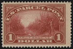 Sale 1067, Lot 1744, Officials, Newspapers, Parcel Post (Scott O, PR, Q)