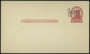 Sale 1067, Lot 1769, Postal Stationery and Postal Cards (Scott U, UX)