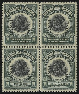 Sale 1067, Lot 1804, U.S. Possessions: Canal Zone