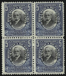 Sale 1067, Lot 1807, U.S. Possessions: Canal Zone