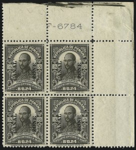 Sale 1067, Lot 1812, U.S. Possessions: Canal Zone