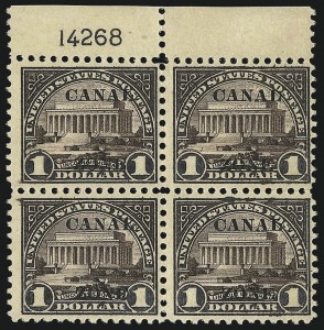 Sale 1067, Lot 1818, U.S. Possessions: Canal Zone