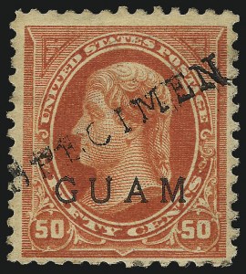 Sale 1067, Lot 1850, U.S. Possessions: Cuba thru Hawaii