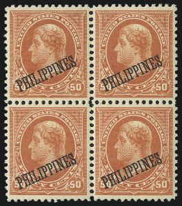 Sale 1067, Lot 1897, U.S. Possessions: Philippines, 1898-1903