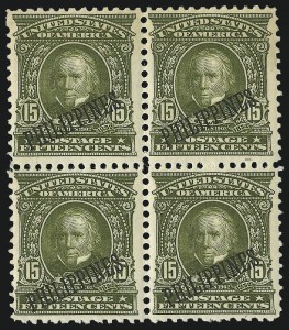 Sale 1067, Lot 1917, U.S. Possessions: Philippines, 1898-1903