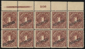 Sale 1067, Lot 1975, U.S. Possessions: Philippines, Air Post thru Postage Due