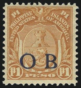 Sale 1067, Lot 1996, U.S. Possessions: Philippines, Offical Ovpts. thru Group Lots
