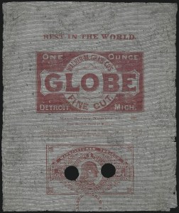 Sale 1067, Lot 411, Revenues: Tax-Paid Tobacco Issues on Tin-Foil