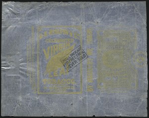 Sale 1067, Lot 448, Revenues: Tax-Paid Tobacco Issues on Tin-Foil