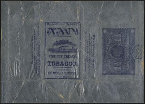 Sale 1067, Lot 451, Revenues: Tax-Paid Tobacco Issues on Tin-Foil